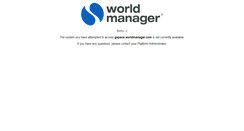 Desktop Screenshot of gspace.worldmanager.com